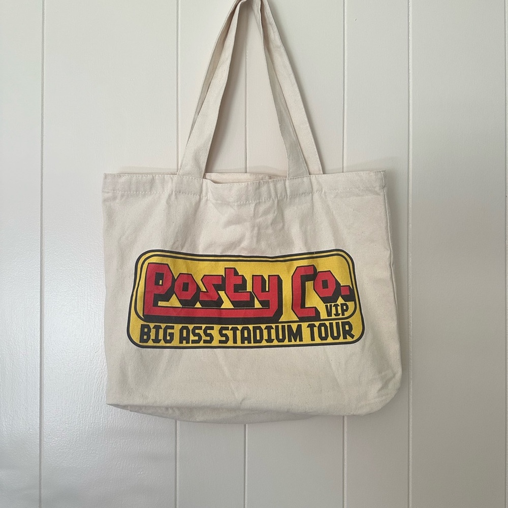 Post Malone Canvas Tote Bag Tour VIP 2025